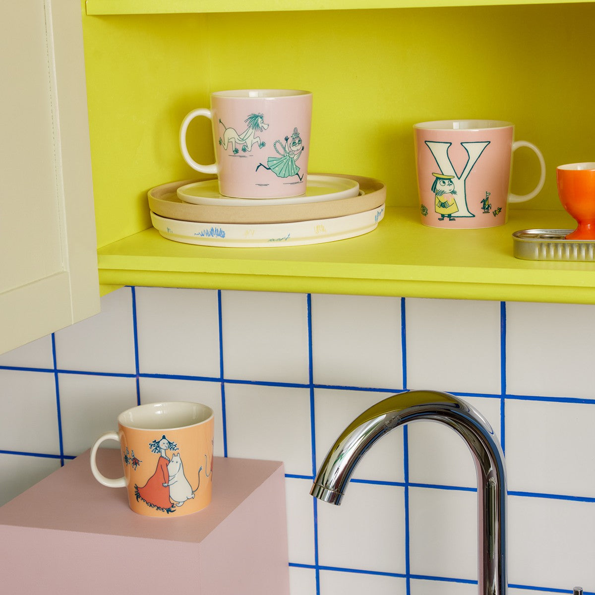 Arabia Moomin ABC Peach Mug - A