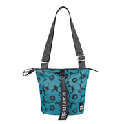 Marimekko Unikko Blue / Black Carry All Shoulder Bag