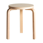 Artek Alvar Aalto Stool 60 - Three Legged Stool - Birch Veneer
