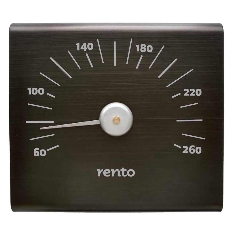 Rento Aluminum Sauna Thermometer (Fahrenheit)