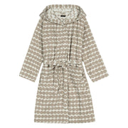 Marimekko Rasymatto Beige / White Hooded Bathrobe