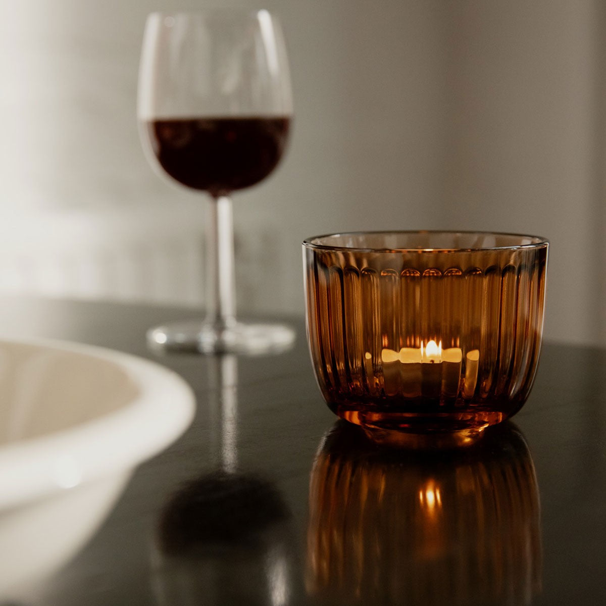 iittala Raami Seville Orange Candle Holder