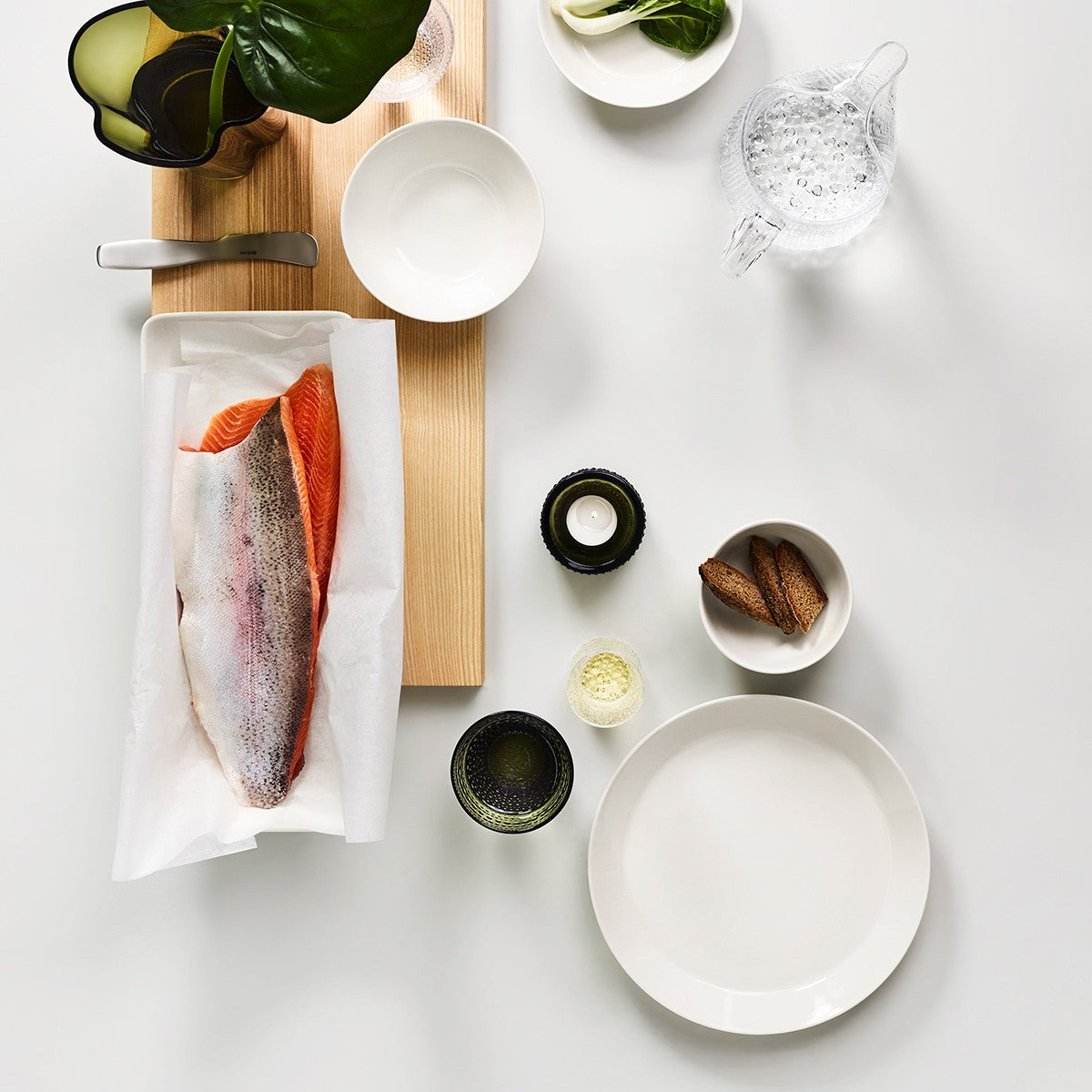 iittala Teema White Dinner Plates - Boxed Set of 4