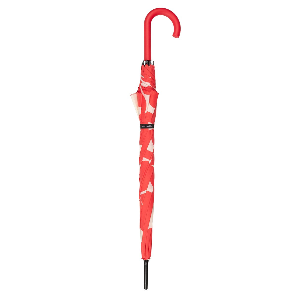 Marimekko Unikko Red / Beige Stick Umbrella