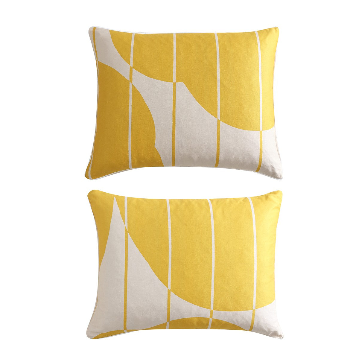 Marimekko Vesi Unikko Yellow / Beige Duvet Cover Set - King