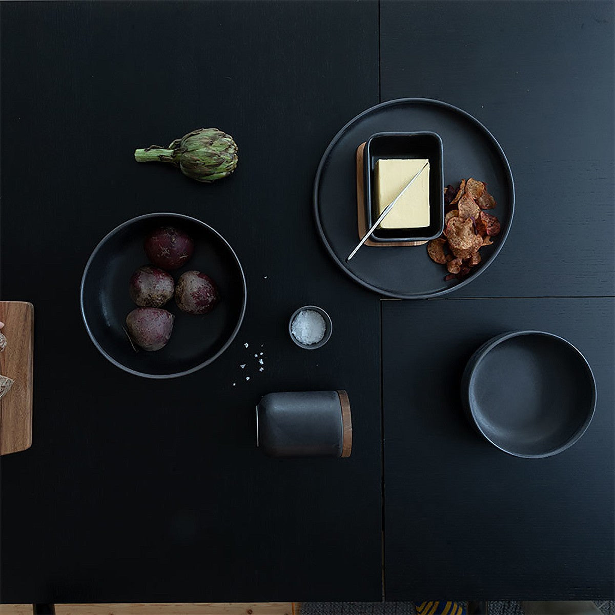 Pentik Graniitti Black Small Jar