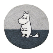 Klippan Moomin Grey Felted Wool Trivet
