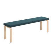 Artek Alvar Aalto Bench 168B - Upholstered Seat