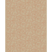 Marimekko Pieni Piirto Unikko Sand / Terracotta Cotton-Linen Fabric