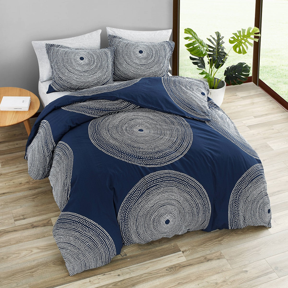 Marimekko Fokus Blue King Duvet Cover Set