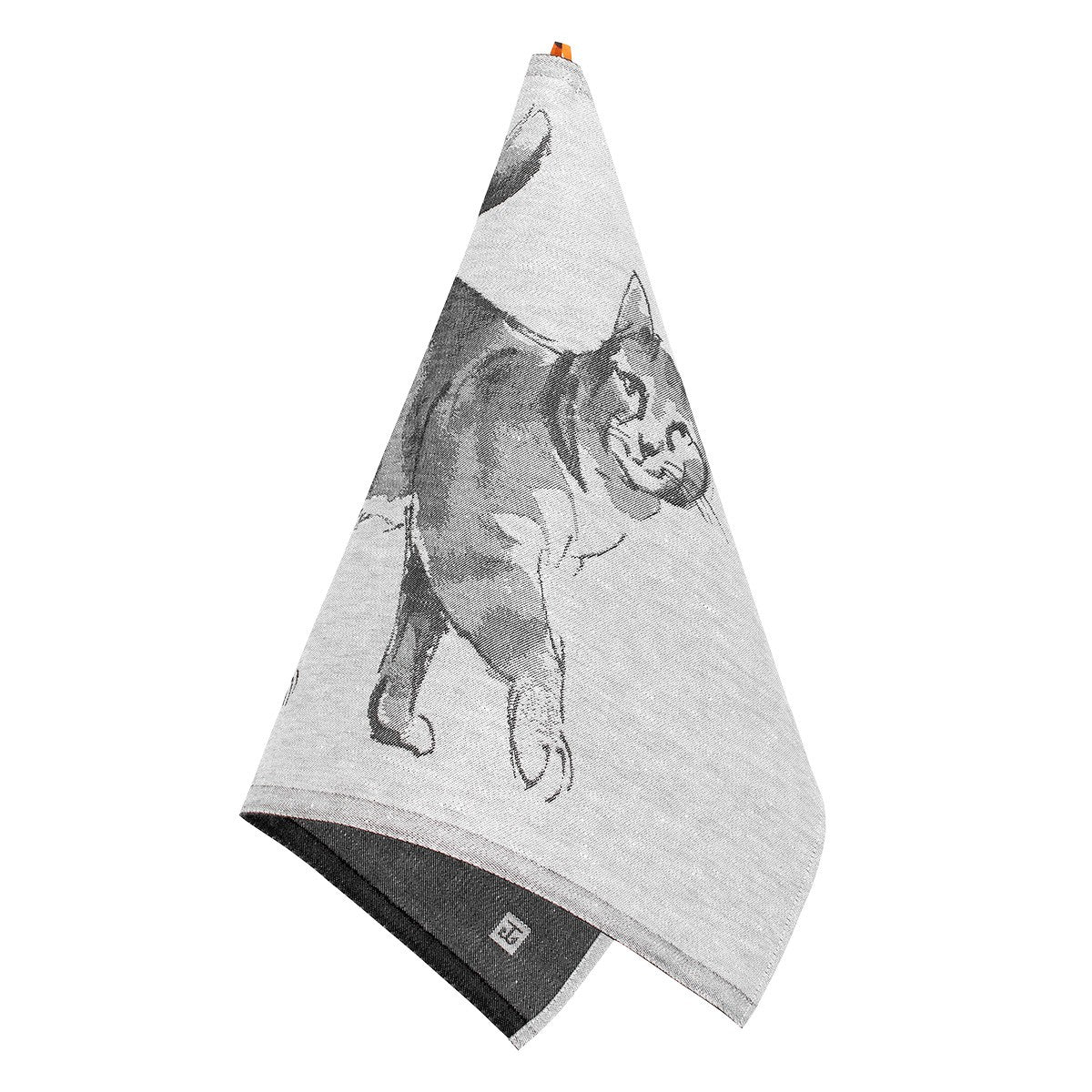 Lapuan Kankurit x Teemu Jarvi Kissa White / Black Tea Towel