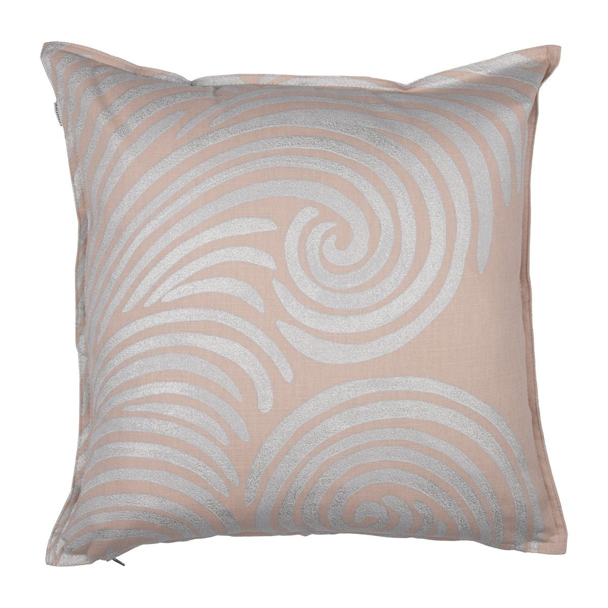 Pentik Kiehinen Pink / Silver Throw Pillow