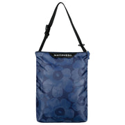 Marimekko Unikko Dark Blue Medium Neat Crossbody Shoulder Bag