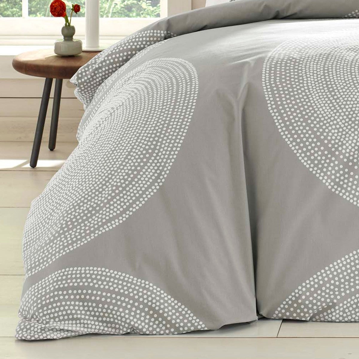 Marimekko Fokus Grey Full / Queen Duvet Cover Set