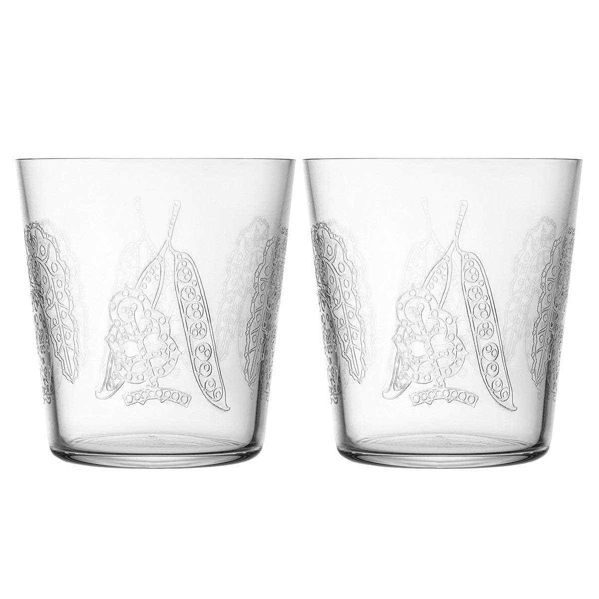 iittala Taika Sato Clear Glass Tumblers - Set of 2