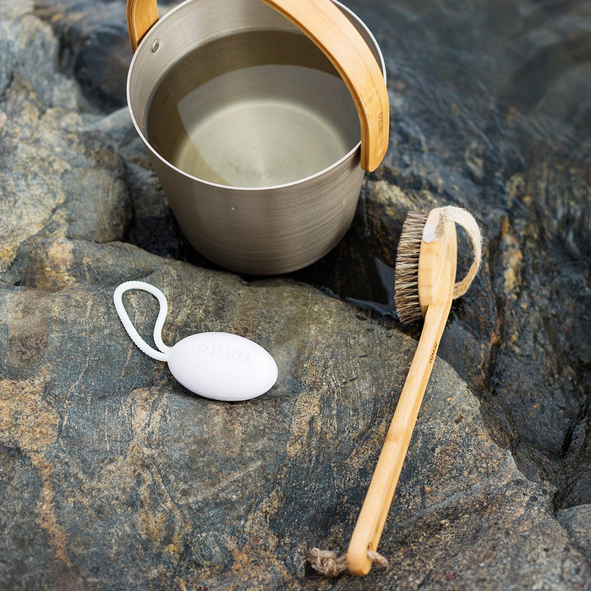 Rento Natural Bamboo Bath Brush