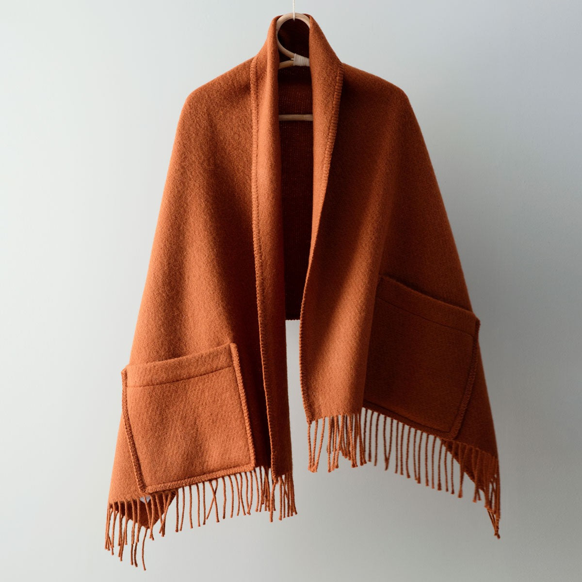 Lapuan Kankurit Uni Cinnamon Wool Pocket Shawl