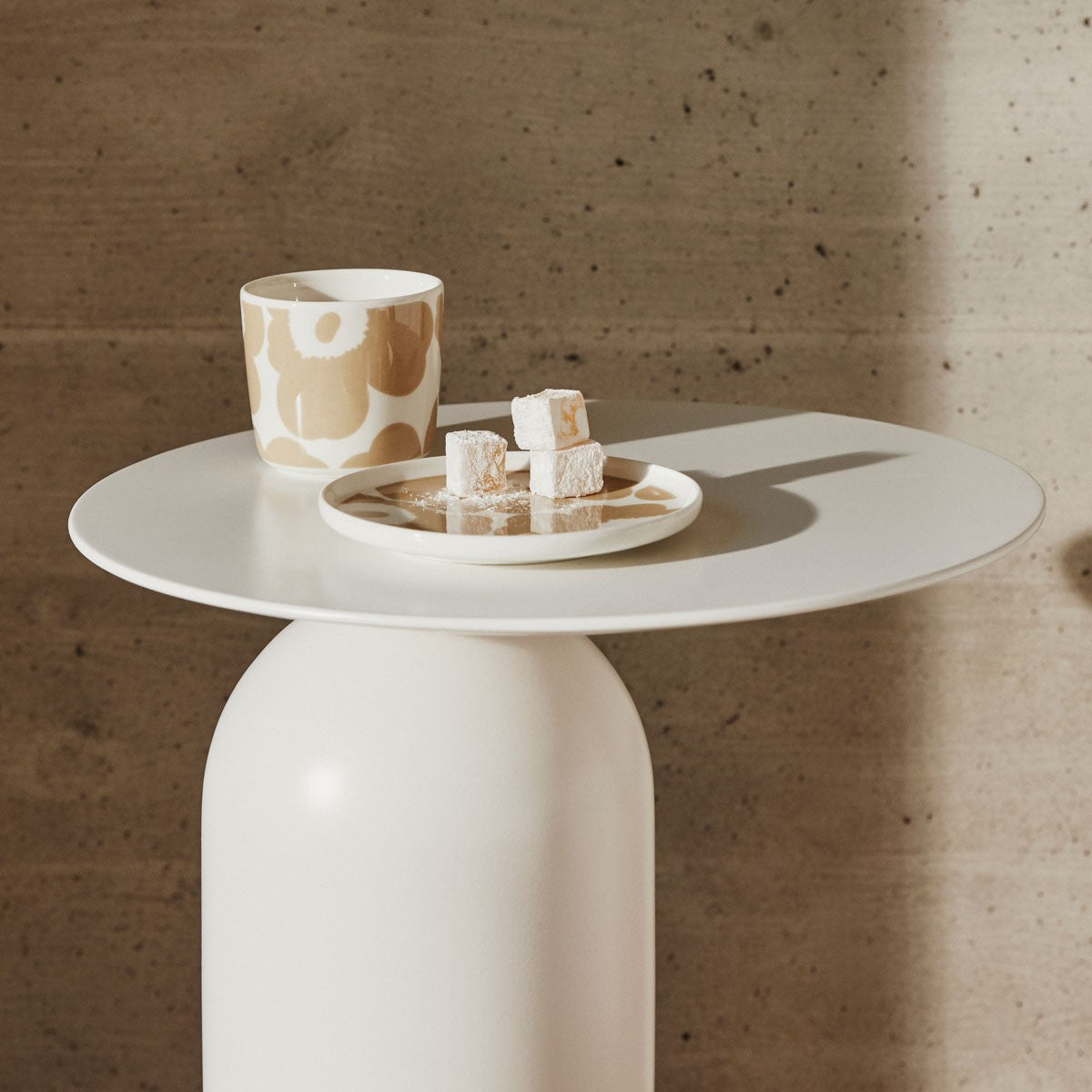 Marimekko Unikko White / Beige Snack Plate