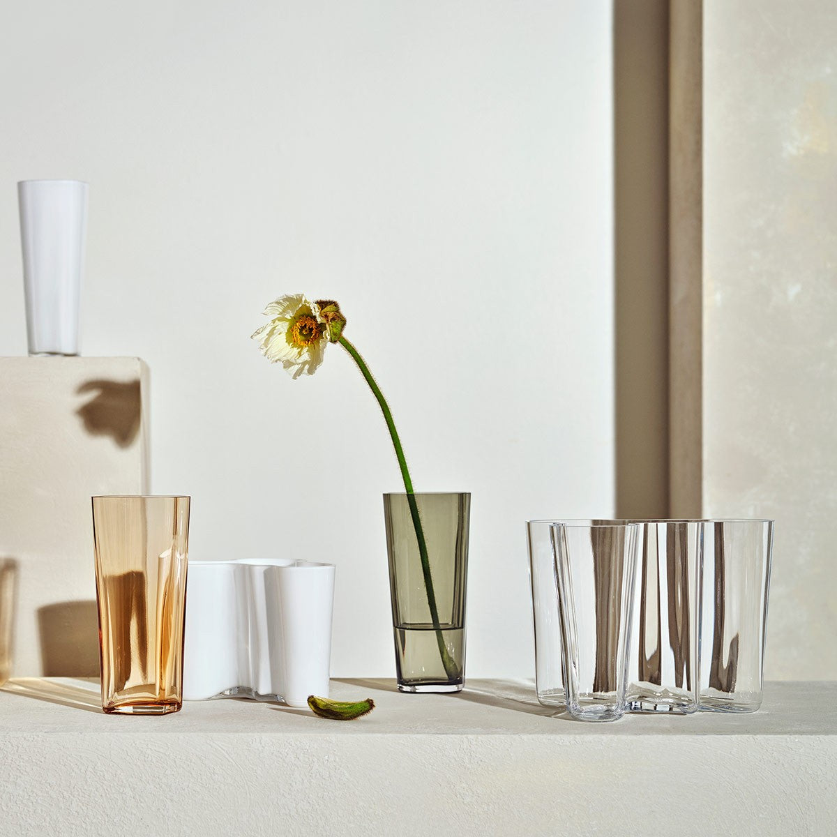 iittala Aalto Rio Brown Vase - 7"