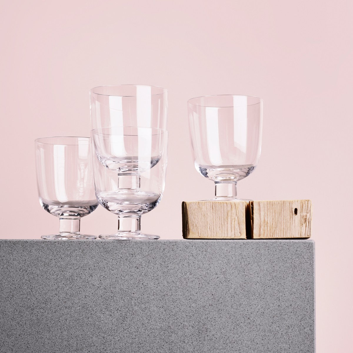 iittala Lempi Clear Glass Goblest - Set of 4