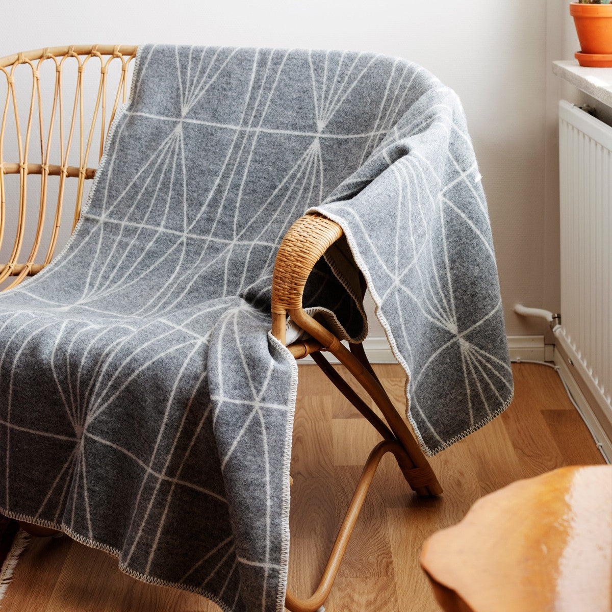 Lapuan Kankurit Kehra Grey Wool Blanket
