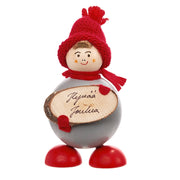 Aapeli with Hyvaa Joulua Sign Tonttu