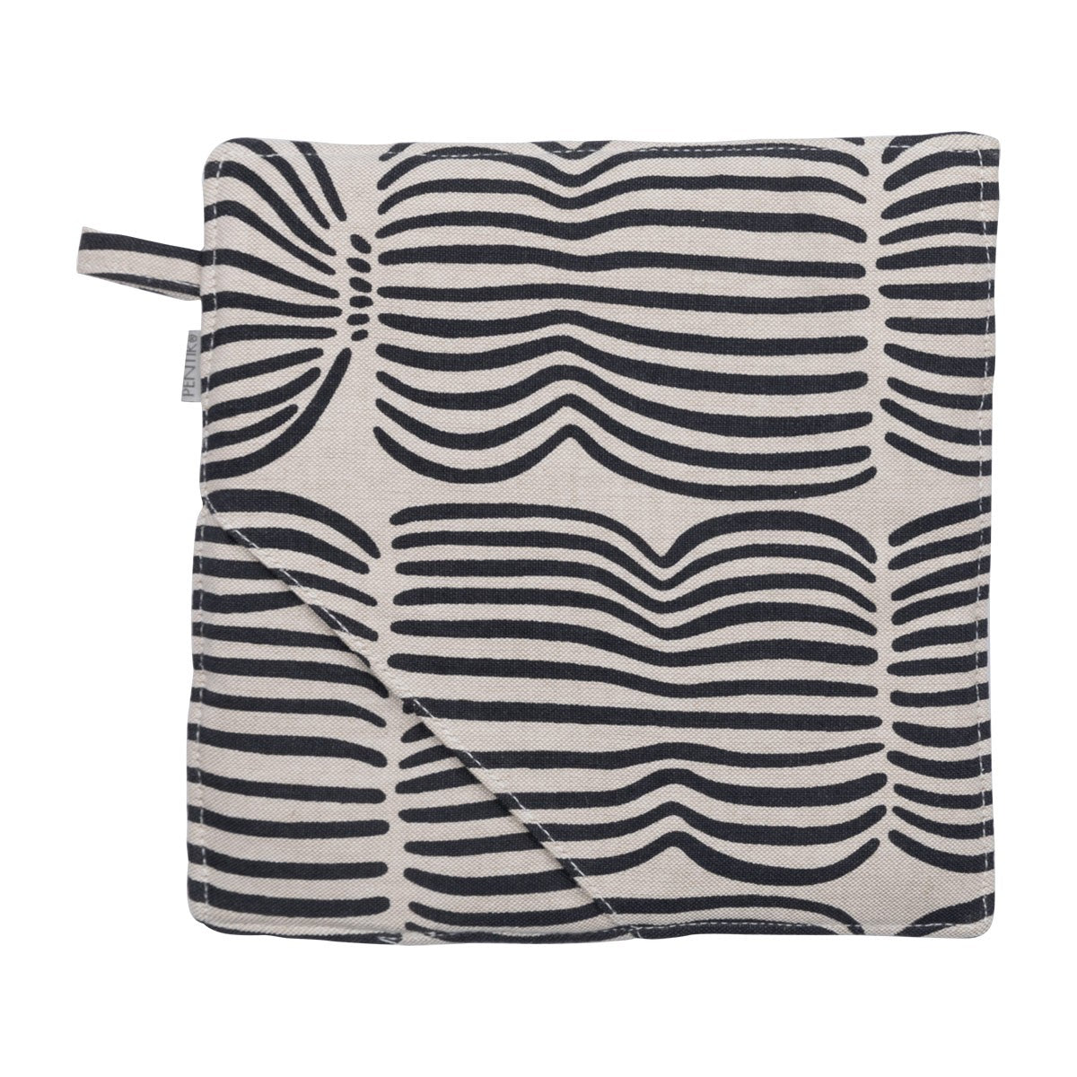 Pentik Vilja Beige / Black Potholder
