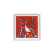 iittala Taika Red Small Square Plate