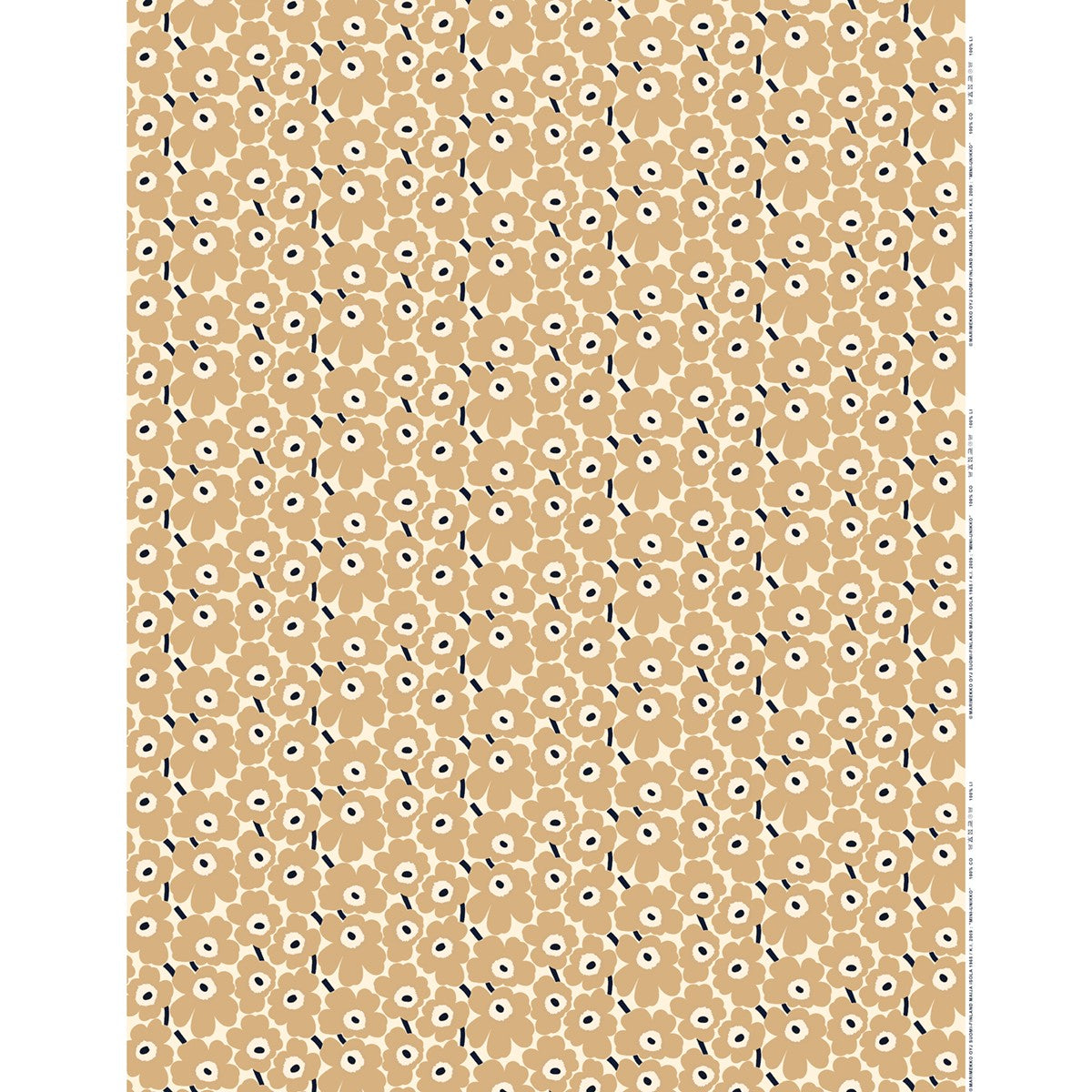 Marimekko Mini Unikko Beige Fabric