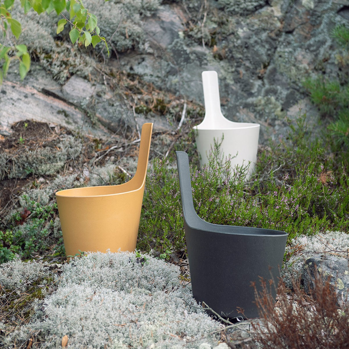 Rento Pisara Natural Speckled Brown Sauna Bucket