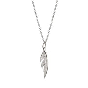 Lumoava Small Feather Pendant Necklace