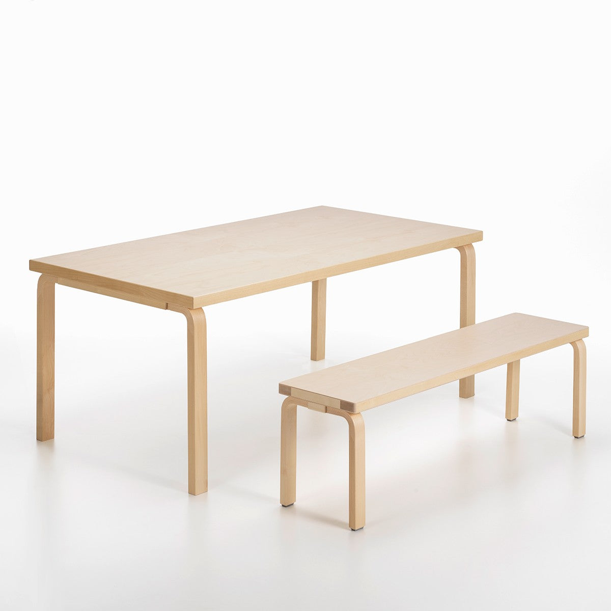 Artek Alvar Aalto Bench 168B - Solid Top