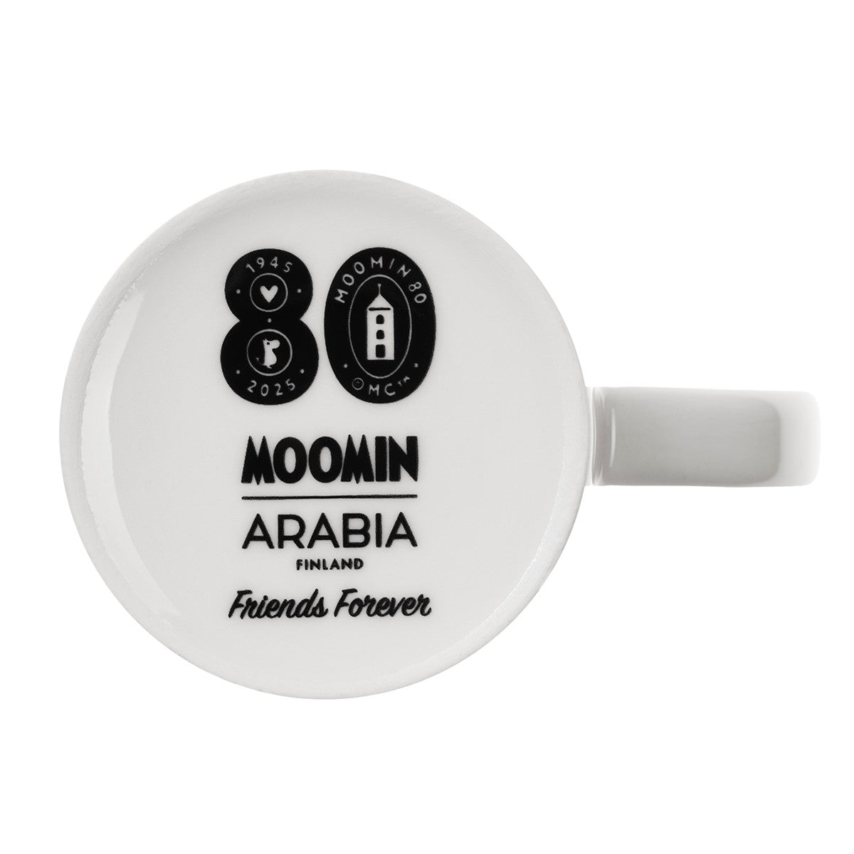 Arabia Moomin Friends Forever Mug - 80th Anniversary