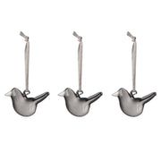 iittala Toikka Grey Mini Flycatcher Ornaments - Set of 3