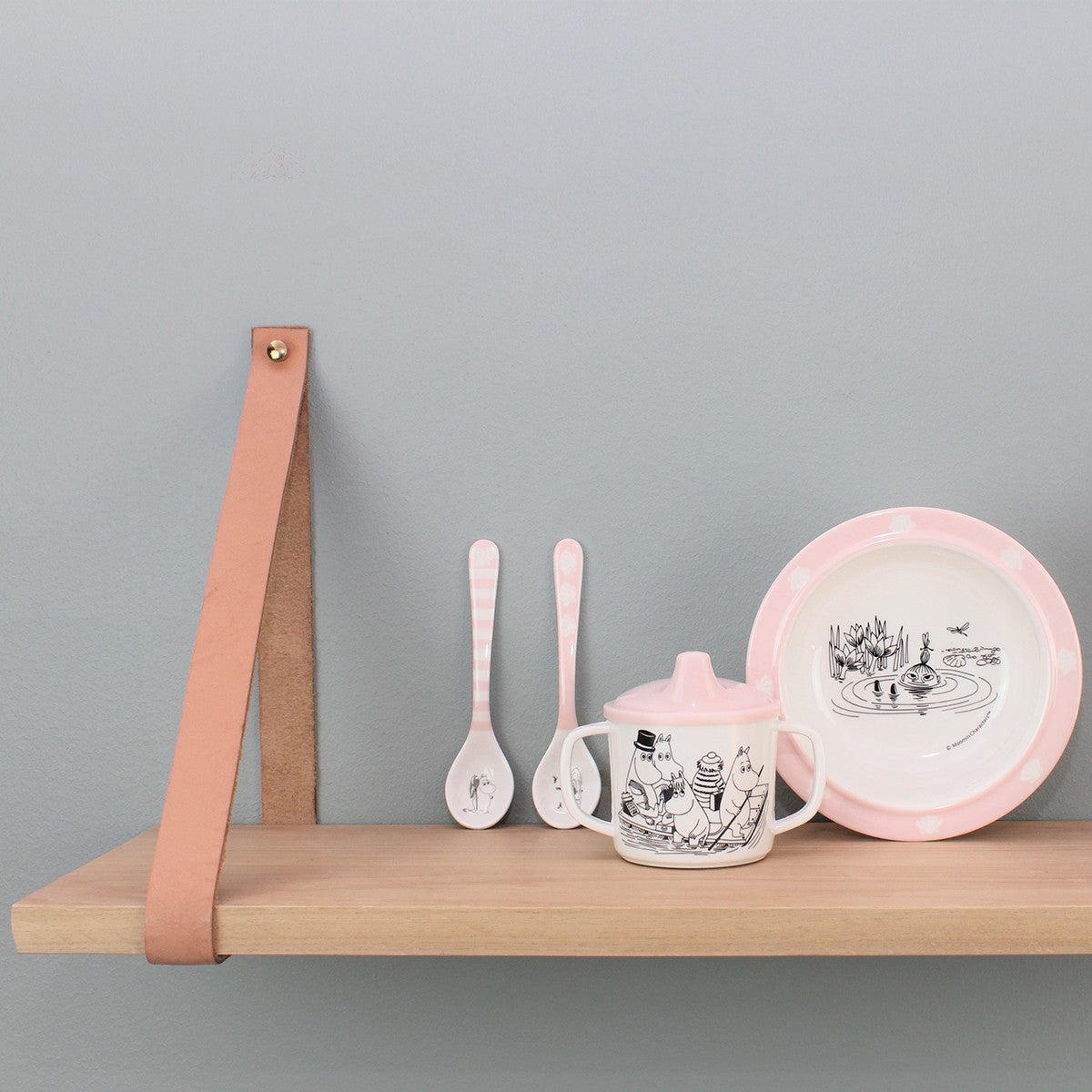 Moomin Pink Children's Suction Bowl