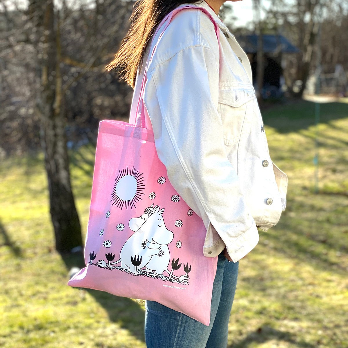 Moomin Love Pink Tote Bag