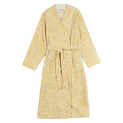 Marimekko Piirto Unikko Straw / Off White Bathrobe