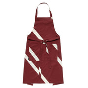 Marimekko Basso Dark Red / Cream Apron