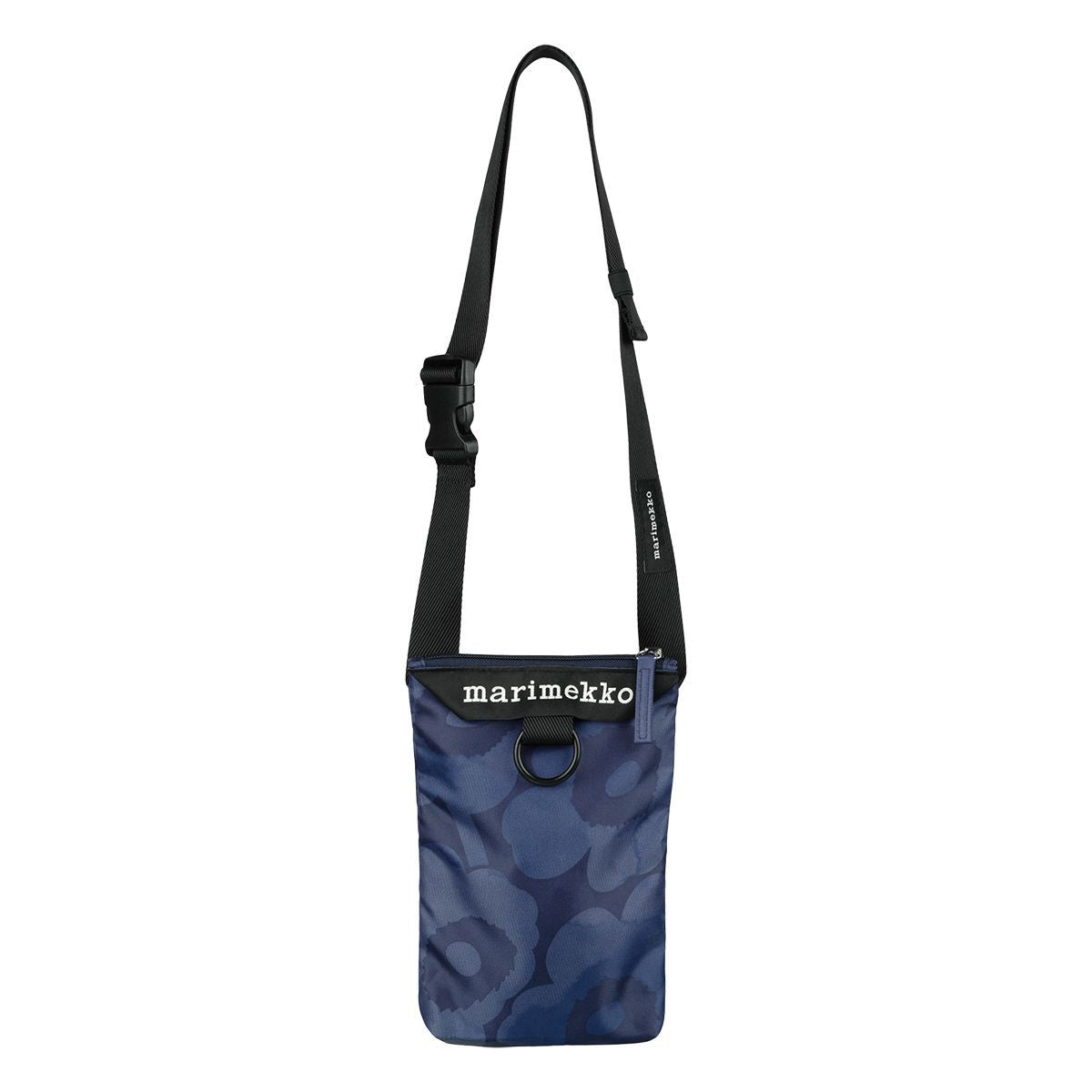 Marimekko Unikko Dark Blue Neat Phone Pocket Bag