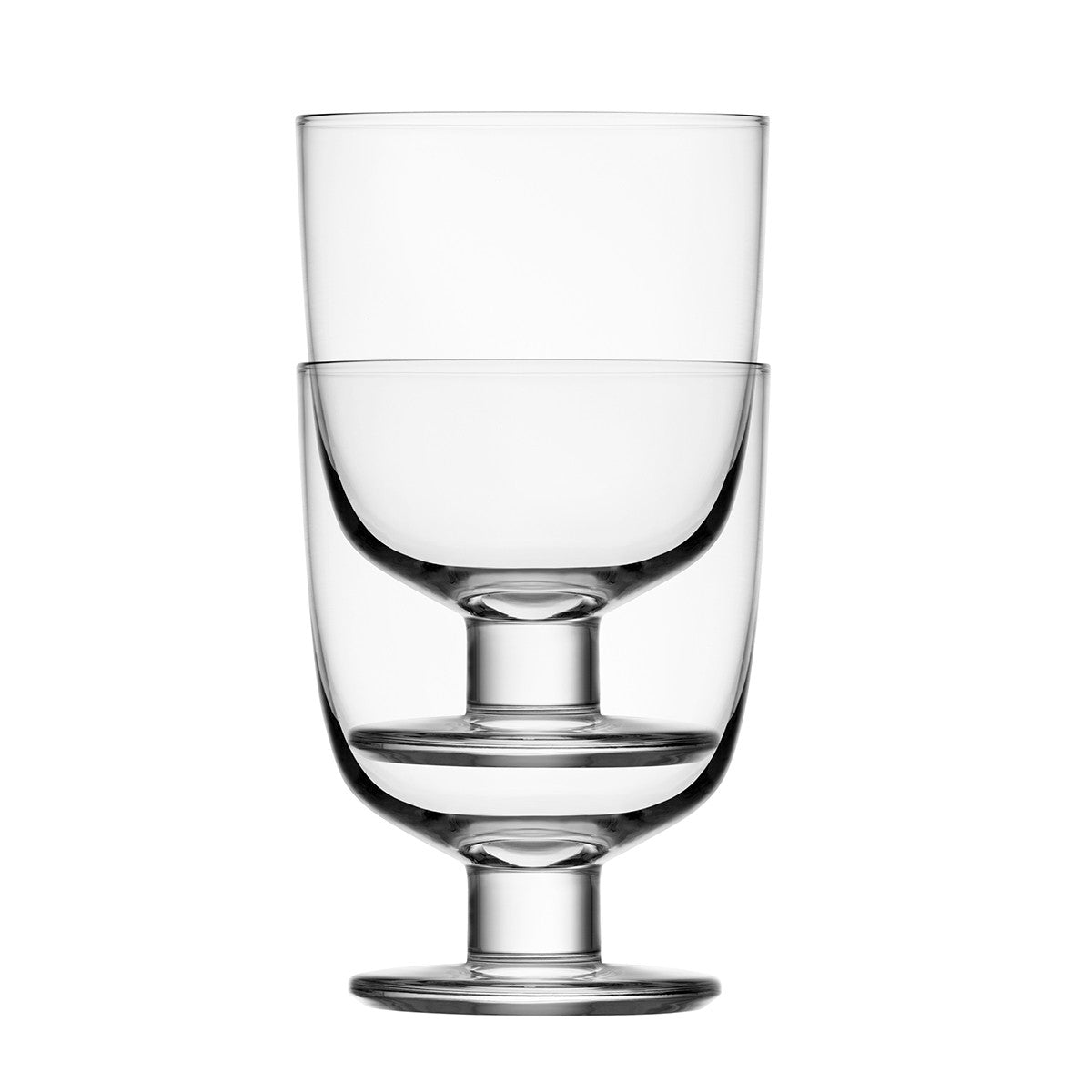 iittala Lempi Clear Glass Goblets - Set of 2