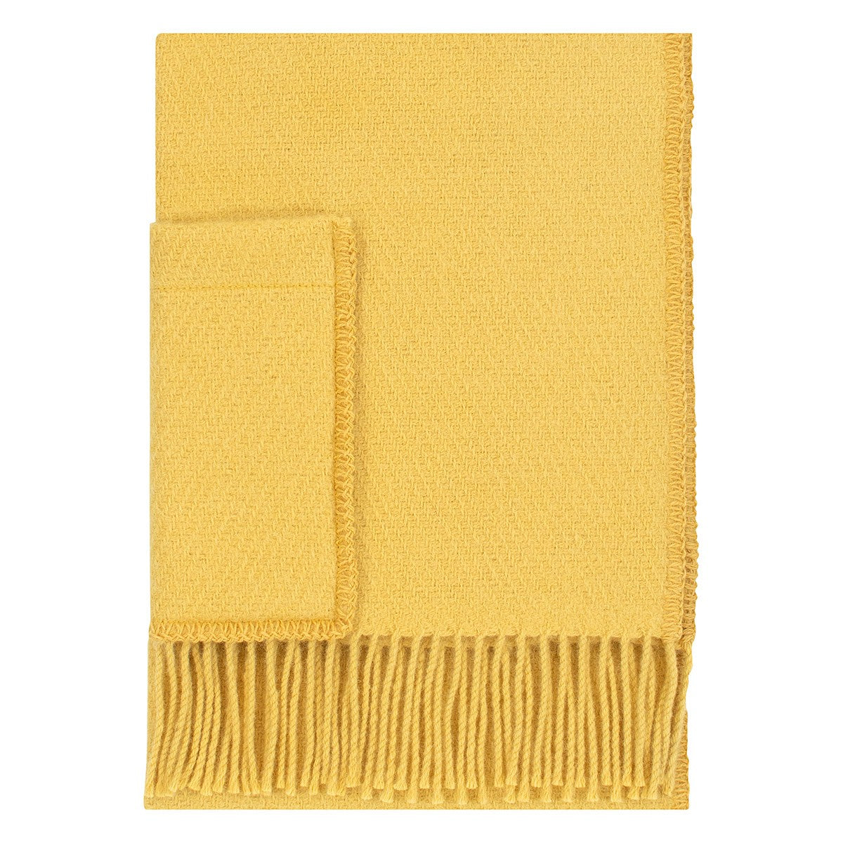 Lapuan Kankurit Uni Yellow Wool Pocket Shawl