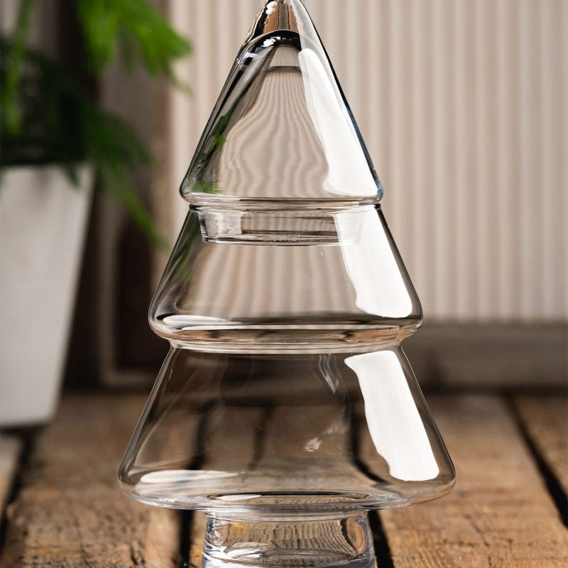 Muurla Glass Christmas Tree Jar - Large