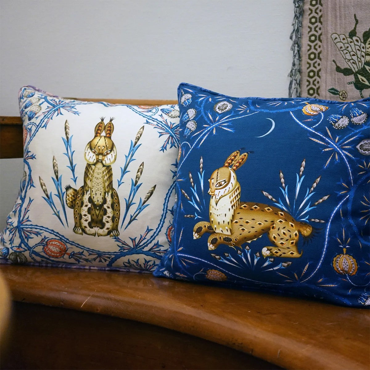 Klaus Haapaniemi Lynx Daylight Throw Pillow