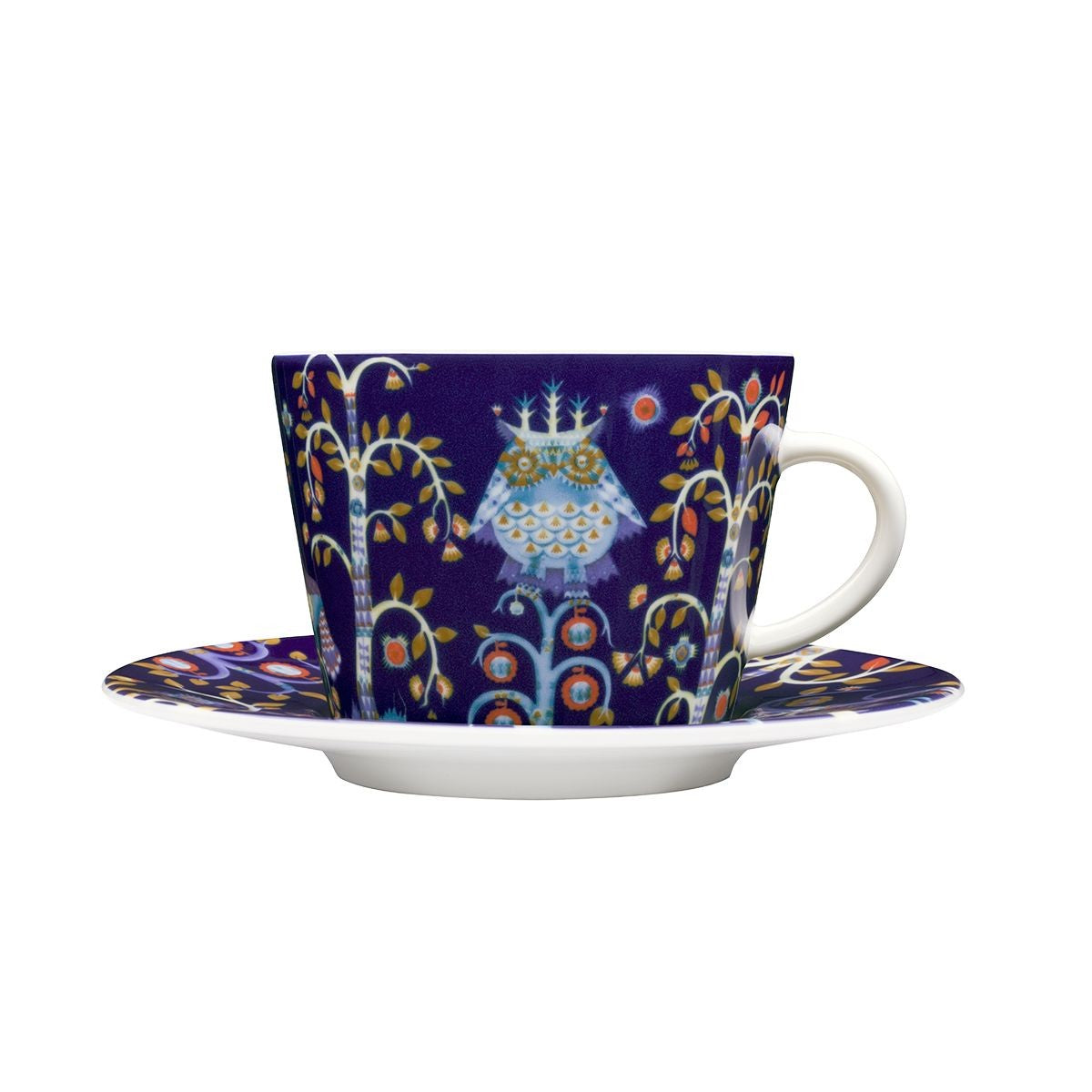 iittala Taika Blue Coffee Cup and Saucer