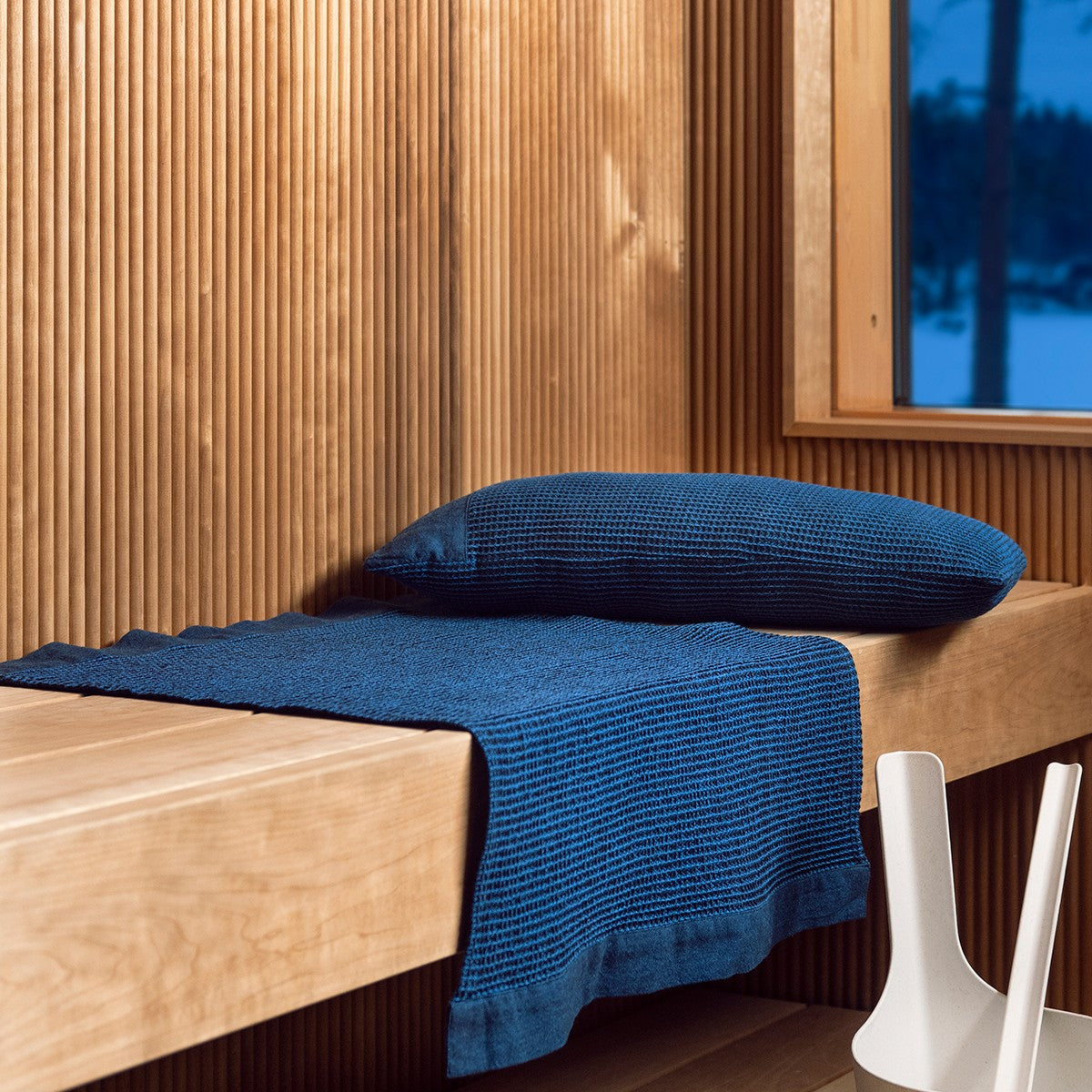 Rento Kenno Blue / Black Sauna Seat Cover