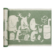 Lapuan Kankurit Elainten Green / Linen Sauna Bench Cover