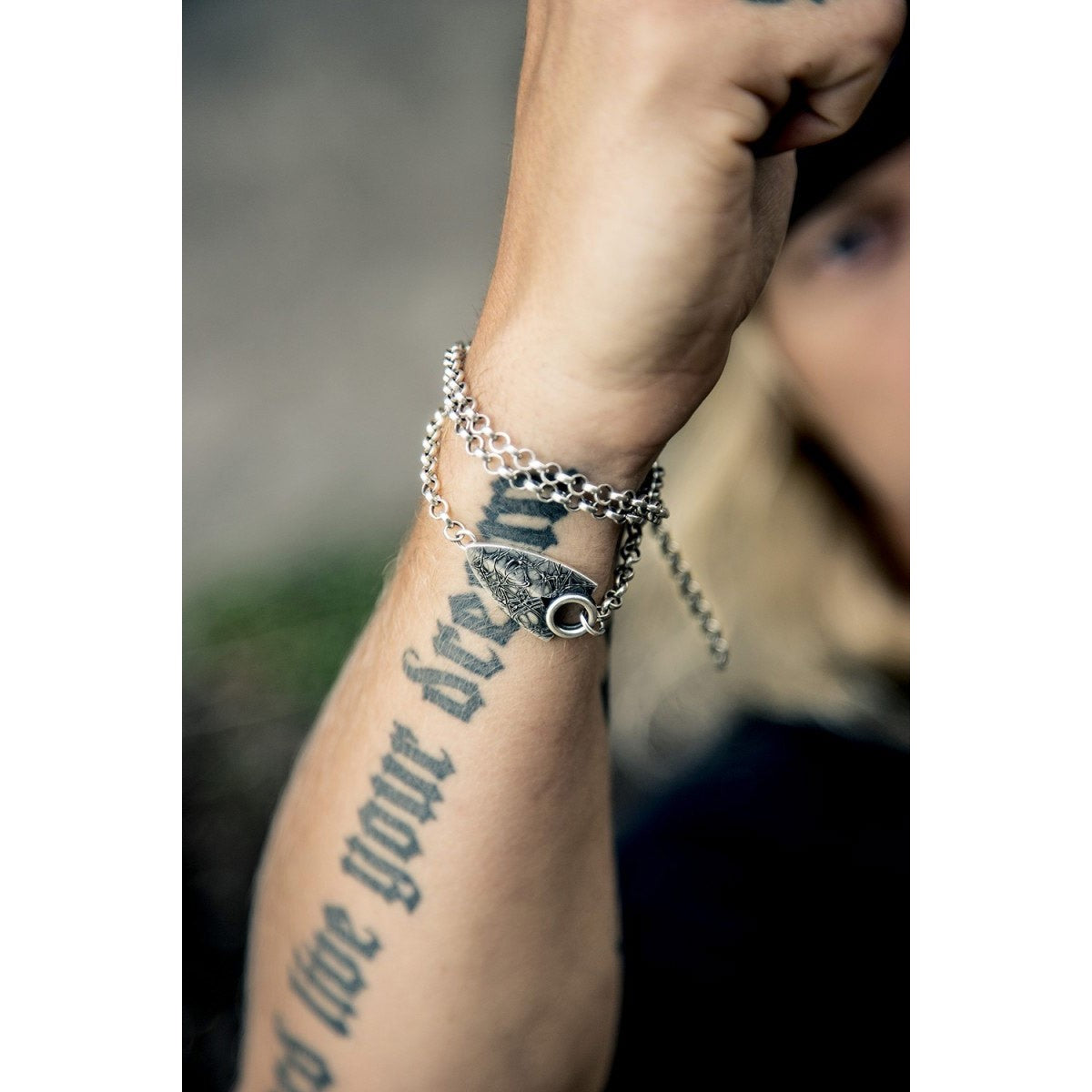 Kalevala Live Hard Live Your Dream Silver Bracelet
