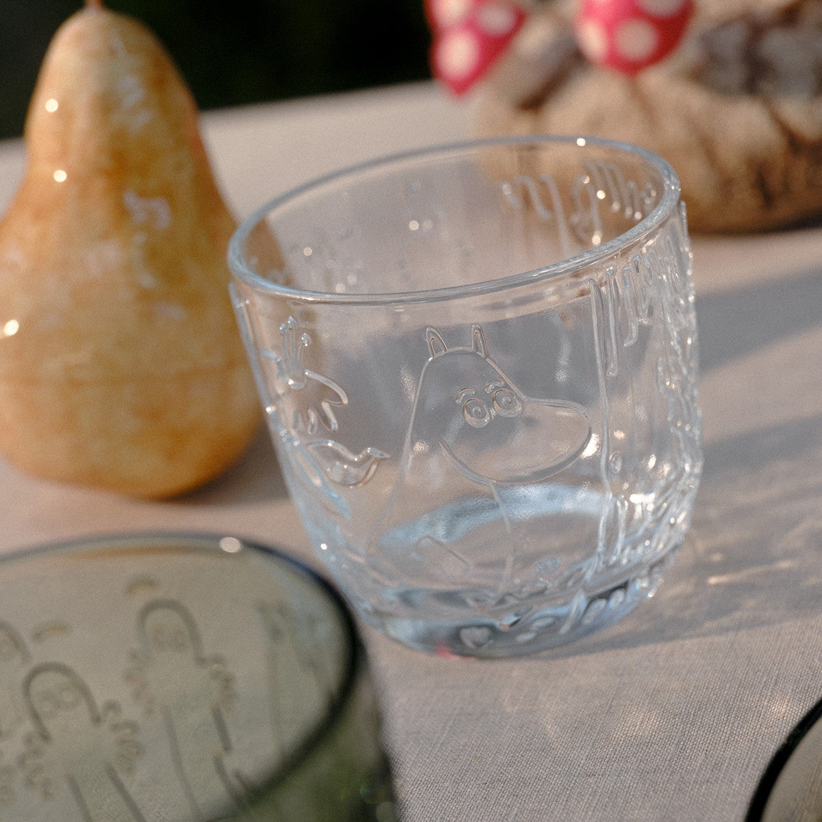 Arabia Moomin Mystical Forest Clear 2pc Tumblers - 9-1/2 oz
