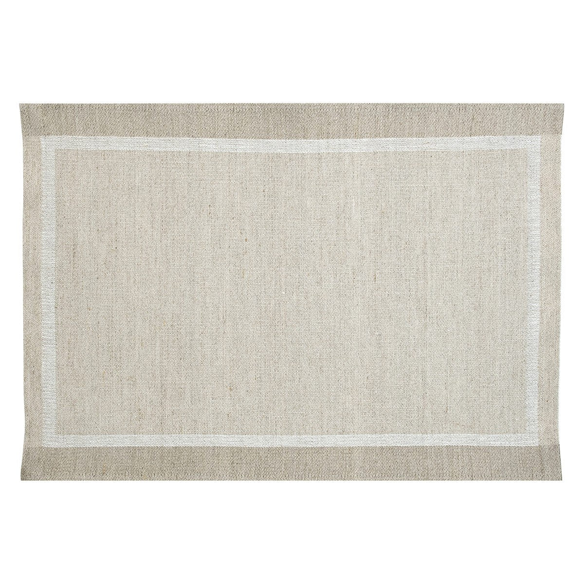 Lapuan Kankurit Laina Beige / White Linen Placemat