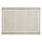 Lapuan Kankurit Laina Beige / White Linen Placemat